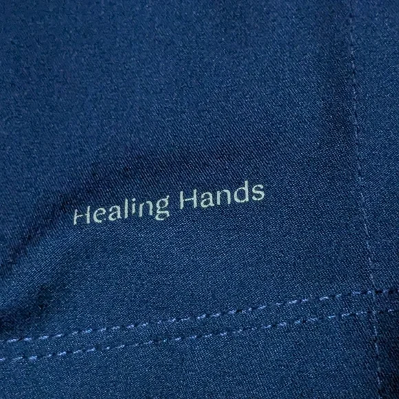 Healing Hands Navy Scrub Set - Picture 5 of 14